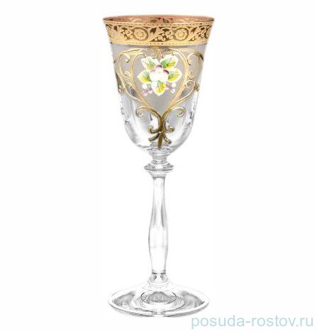 Бокалы для белого вина 185 мл 6 шт "Анжела /Лепка /352" E-V / 099854