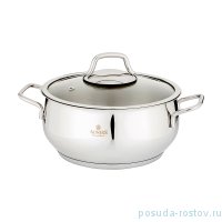 Кастрюля 18 х 10 см с крышкой индукционное дно 2,5 л &quot;Agness /Гармония&quot; / 211320